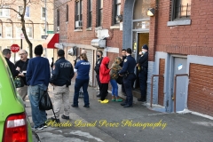 FDNY: 1 dead, 5 firefighters injured in 3-alarm fire in the Bronx. 

One person was killed and five firefighters were injured in a three-alarm fire in the Bronx Tuesday, according to the FDNY. 

The FDNY says the fire started around 12:24 p.m. on 64 W. 165 St.  
They say the flames started on the fourth floor of the building through the plumbing pipes.  

Authorities have not yet released the man's identity. 

A total of 33 units, including 138 fire and EMS members, were on the scene. The fire is under control at this time.  

The cause of the fire is under investigation, according to officials.