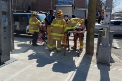 FDNY: 1 dead, 5 firefighters injured in 3-alarm fire in the Bronx. 

One person was killed and five firefighters were injured in a three-alarm fire in the Bronx Tuesday, according to the FDNY. 

The FDNY says the fire started around 12:24 p.m. on 64 W. 165 St.  
They say the flames started on the fourth floor of the building through the plumbing pipes.  

Authorities have not yet released the man's identity. 

A total of 33 units, including 138 fire and EMS members, were on the scene. The fire is under control at this time.  

The cause of the fire is under investigation, according to officials.