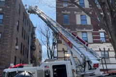 FDNY: 1 dead, 5 firefighters injured in 3-alarm fire in the Bronx. 

One person was killed and five firefighters were injured in a three-alarm fire in the Bronx Tuesday, according to the FDNY. 

The FDNY says the fire started around 12:24 p.m. on 64 W. 165 St.  
They say the flames started on the fourth floor of the building through the plumbing pipes.  

Authorities have not yet released the man's identity. 

A total of 33 units, including 138 fire and EMS members, were on the scene. The fire is under control at this time.  

The cause of the fire is under investigation, according to officials.