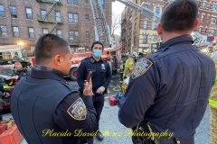 FDNY: 1 dead, 5 firefighters injured in 3-alarm fire in the Bronx. 

One person was killed and five firefighters were injured in a three-alarm fire in the Bronx Tuesday, according to the FDNY. 

The FDNY says the fire started around 12:24 p.m. on 64 W. 165 St.  
They say the flames started on the fourth floor of the building through the plumbing pipes.  

Authorities have not yet released the man's identity. 

A total of 33 units, including 138 fire and EMS members, were on the scene. The fire is under control at this time.  

The cause of the fire is under investigation, according to officials.