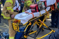 FDNY: 1 dead, 5 firefighters injured in 3-alarm fire in the Bronx. 

One person was killed and five firefighters were injured in a three-alarm fire in the Bronx Tuesday, according to the FDNY. 

The FDNY says the fire started around 12:24 p.m. on 64 W. 165 St.  
They say the flames started on the fourth floor of the building through the plumbing pipes.  

Authorities have not yet released the man's identity. 

A total of 33 units, including 138 fire and EMS members, were on the scene. The fire is under control at this time.  

The cause of the fire is under investigation, according to officials.