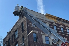 FDNY: 1 dead, 5 firefighters injured in 3-alarm fire in the Bronx. 

One person was killed and five firefighters were injured in a three-alarm fire in the Bronx Tuesday, according to the FDNY. 

The FDNY says the fire started around 12:24 p.m. on 64 W. 165 St.  
They say the flames started on the fourth floor of the building through the plumbing pipes.  

Authorities have not yet released the man's identity. 

A total of 33 units, including 138 fire and EMS members, were on the scene. The fire is under control at this time.  

The cause of the fire is under investigation, according to officials.