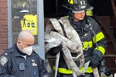 FDNY: 1 dead, 5 firefighters injured in 3-alarm fire in the Bronx. 

One person was killed and five firefighters were injured in a three-alarm fire in the Bronx Tuesday, according to the FDNY. 

The FDNY says the fire started around 12:24 p.m. on 64 W. 165 St.  
They say the flames started on the fourth floor of the building through the plumbing pipes.  

Authorities have not yet released the man's identity. 

A total of 33 units, including 138 fire and EMS members, were on the scene. The fire is under control at this time.  

The cause of the fire is under investigation, according to officials.