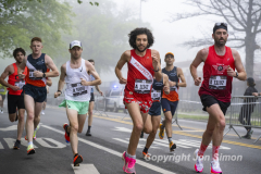 May 21, 2022: The 2022 RBC Brooklyn Half is held in Brooklyn, NY. This is the course around Mile 3.5 and Mile 7, on the south end of Prospect Park. (Photo by Jon Simon)