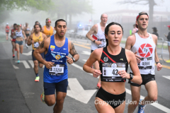 May 21, 2022: The 2022 RBC Brooklyn Half is held in Brooklyn, NY. This is the course around Mile 3.5 and Mile 7, on the south end of Prospect Park. (Photo by Jon Simon)