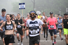 May 21, 2022: The 2022 RBC Brooklyn Half is held in Brooklyn, NY. This is the course around Mile 3.5 and Mile 7, on the south end of Prospect Park. (Photo by Jon Simon)