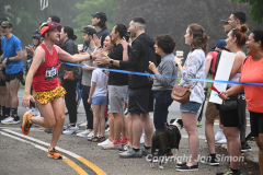 May 21, 2022: The 2022 RBC Brooklyn Half is held in Brooklyn, NY. This is the course around Mile 3.5 and Mile 7, on the south end of Prospect Park. (Photo by Jon Simon)