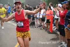 May 21, 2022: The 2022 RBC Brooklyn Half is held in Brooklyn, NY. This is the course around Mile 3.5 and Mile 7, on the south end of Prospect Park. (Photo by Jon Simon)