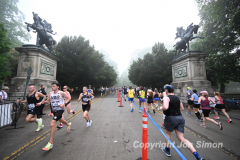 May 21, 2022: The 2022 RBC Brooklyn Half is held in Brooklyn, NY. This is the course around Mile 3.5 and Mile 7, on the south end of Prospect Park. (Photo by Jon Simon)