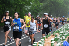 May 21, 2022: The 2022 RBC Brooklyn Half is held in Brooklyn, NY. This is the course around Mile 3.5 and Mile 7, on the south end of Prospect Park. (Photo by Jon Simon)