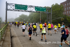 May 21, 2022: The 2022 RBC Brooklyn Half is held in Brooklyn, NY. This is the course around Mile 3.5 and Mile 7, on the south end of Prospect Park. (Photo by Jon Simon)
