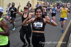 May 21, 2022: The 2022 RBC Brooklyn Half is held in Brooklyn, NY. This is the course around Mile 3.5 and Mile 7, on the south end of Prospect Park. (Photo by Jon Simon)