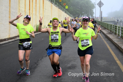 May 21, 2022: The 2022 RBC Brooklyn Half is held in Brooklyn, NY. This is the course around Mile 3.5 and Mile 7, on the south end of Prospect Park. (Photo by Jon Simon)