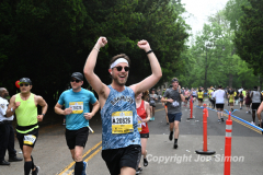 May 21, 2022: The 2022 RBC Brooklyn Half is held in Brooklyn, NY. This is the course around Mile 3.5 and Mile 7, on the south end of Prospect Park. (Photo by Jon Simon)