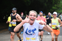 May 21, 2022: The 2022 RBC Brooklyn Half is held in Brooklyn, NY. This is the course around Mile 3.5 and Mile 7, on the south end of Prospect Park. (Photo by Jon Simon)