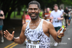 May 21, 2022: The 2022 RBC Brooklyn Half is held in Brooklyn, NY. This is the course around Mile 3.5 and Mile 7, on the south end of Prospect Park. (Photo by Jon Simon)