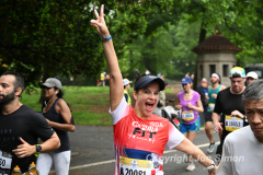 May 21, 2022: The 2022 RBC Brooklyn Half is held in Brooklyn, NY. This is the course around Mile 3.5 and Mile 7, on the south end of Prospect Park. (Photo by Jon Simon)