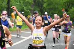 May 21, 2022: The 2022 RBC Brooklyn Half is held in Brooklyn, NY. This is the course around Mile 3.5 and Mile 7, on the south end of Prospect Park. (Photo by Jon Simon)