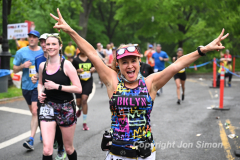 May 21, 2022: The 2022 RBC Brooklyn Half is held in Brooklyn, NY. This is the course around Mile 3.5 and Mile 7, on the south end of Prospect Park. (Photo by Jon Simon)