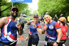 May 21, 2022: The 2022 RBC Brooklyn Half is held in Brooklyn, NY. This is the course around Mile 3.5 and Mile 7, on the south end of Prospect Park. (Photo by Jon Simon)