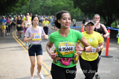 May 21, 2022: The 2022 RBC Brooklyn Half is held in Brooklyn, NY. This is the course around Mile 3.5 and Mile 7, on the south end of Prospect Park. (Photo by Jon Simon)