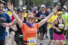 May 21, 2022: The 2022 RBC Brooklyn Half is held in Brooklyn, NY. This is the course around Mile 3.5 and Mile 7, on the south end of Prospect Park. (Photo by Jon Simon)