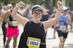 May 21, 2022: The 2022 RBC Brooklyn Half is held in Brooklyn, NY. This is the course around Mile 3.5 and Mile 7, on the south end of Prospect Park. (Photo by Jon Simon)