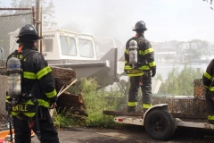 Multiple Boats go up in a blaze in a Sheepshead Bay Boat Marina.  Special units were called in to extinguish boats that were engulfed in flames, smoke could be seen for miles as boats burned and at least one capsized while it was moored in it's dock space.   8/14/2020