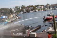 Multiple Boats go up in a blaze in a Sheepshead Bay Boat Marina.  Special units were called in to extinguish boats that were engulfed in flames, smoke could be seen for miles as boats burned and at least one capsized while it was moored in it's dock space.   8/14/2020