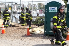 Multiple Boats go up in a blaze in a Sheepshead Bay Boat Marina.  Special units were called in to extinguish boats that were engulfed in flames, smoke could be seen for miles as boats burned and at least one capsized while it was moored in it's dock space.   8/14/2020
