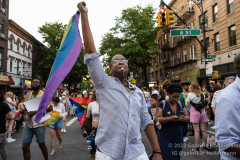 State Senator Zellnor Myrie marches in the Pride Parade in Brooklyn, New York on June 11,  2022.  (Photo by Gabriele Holtermann/Sipa USA)