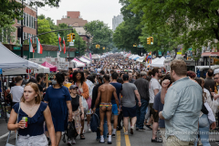 Thousands came out for the Brooklyn Pride Festival on 5th Avenue in Brooklyn, New York on June 11,  2022.  (Photo by Gabriele Holtermann/Sipa USA)