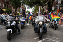 Sirens Women's Motorcycle Club leads the Pride Parade in Brooklyn,  New York on June 11,  2022.  (Photo by Gabriele Holtermann/Sipa USA)