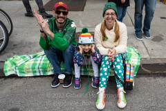 Brooklynites enjoy the return of the St. Patrick's Day Parade in the Park Slope neighborhood of Brooklyn, NY, on Mar. 20, 2022. (Photo by Gabriele Holtermann)