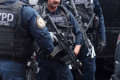 April 12, 2022  New York, Mass shooting on New York City Train. A person dressed in a Neon Green Construction Workers Vest as the train pulled into the station he set off a smoke grenade then proceeded to shoot passengers
16 people injured, 10 shot and 5 in critical condition.