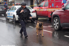 April 12, 2022  New York, Mass shooting on New York City Train. A person dressed in a Neon Green Construction Workers Vest as the train pulled into the station he set off a smoke grenade then proceeded to shoot passengers
16 people injured, 10 shot and 5 in critical condition.