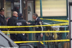 April 12, 2022  New York, Mass shooting on New York City Train. A person dressed in a Neon Green Construction Workers Vest as the train pulled into the station he set off a smoke grenade then proceeded to shoot passengers
16 people injured, 10 shot and 5 in critical condition.
