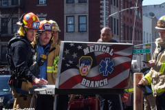 April 12, 2022  New York, Mass shooting on New York City Train. A person dressed in a Neon Green Construction Workers Vest as the train pulled into the station he set off a smoke grenade then proceeded to shoot passengers
16 people injured, 10 shot and 5 in critical condition.