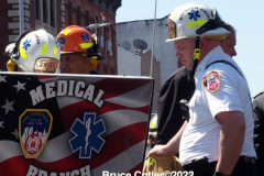 April 12, 2022  New York, Mass shooting on New York City Train. A person dressed in a Neon Green Construction Workers Vest as the train pulled into the station he set off a smoke grenade then proceeded to shoot passengers
16 people injured, 10 shot and 5 in critical condition.