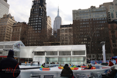 Bumper Cars on Ice are back! Not your typical bumper car, ours go on the ice. Bump, slide, and spin on The Rink from January 14 — February 27. Located at Bryant Park, New York on 27 Jan 2022.