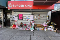 Burger King Location where Kristal Bayron-Nieves, a 19-year-old cashier, was shot and killed during the attempted robbery in East Harlem