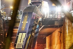 accident on University Avenue in  the Bronx where a bus plunged off the street onto the highway ramp below