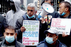 NYC Taxi Cab Driver Hunger Strike Day 8 at City Hall
