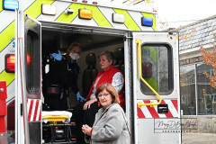 Car Accident
Forest and Bement Avenues
Staten Island, NY
Thursday, December 02, 2021
For Credit:  Mary DiBiase Blaich

An elderly woman drove a red Toyota Venza with Florida license plates through the parking lot property fence of the Staaten Restaurant located at Forest and Bement Avenues in the West Brighton area of Staten Island.  The accident occured shortly before noon today.  The woman then crashed into a Verizon truck on Forest Avenue.  She was placed in an ambulance to be checked out.  Responding were FDNY, NYPD and EMS from Richmond University Hospital.