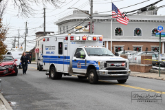 Car Accident
Forest and Bement Avenues
Staten Island, NY
Thursday, December 02, 2021
For Credit:  Mary DiBiase Blaich

An elderly woman drove a red Toyota Venza with Florida license plates through the parking lot property fence of the Staaten Restaurant located at Forest and Bement Avenues in the West Brighton area of Staten Island.  The accident occured shortly before noon today.  The woman then crashed into a Verizon truck on Forest Avenue.  She was placed in an ambulance to be checked out.  Responding were FDNY, NYPD and EMS from Richmond University Hospital.