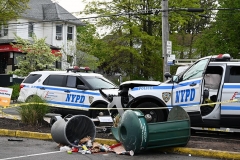 Police responded to a vehicular accident on Sunday evening in Staten Island at the intersection at Forest Avenue and Broadway in West Brighton. The accident involved a NYPD  vehicle plus a livery car and a private vehicle. Several people were injured including police officers. A woman waiting for a bus was struck by the police vehicle and taken to Staten Island University Hospital.