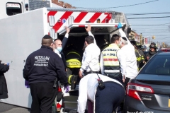 New York-  Nine People injured in Rollover crash involving a Ambulance  at the corner ofAvenue N and Schenectady Ave. The injured patients were taken to area hospitals.
One person was listed in critical condition and may not survive. New York Police Department
Highway CIS unit was called to the scene to investigate the accident.