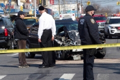 New York-  Nine People injured in Rollover crash involving a Ambulance  at the corner ofAvenue N and Schenectady Ave. The injured patients were taken to area hospitals.
One person was listed in critical condition and may not survive. New York Police Department
Highway CIS unit was called to the scene to investigate the accident.