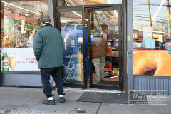 Car Into Store
Monday, March 14, 2022
732 Forest Ave. 
Staten Island, NY
For Credit:  Mary DiBiase Blaich

A sedan crashed into the Bagel Bin Store  shortly before 8:30 am this morning.  The front door and frame of the shop door was damaged.  An adult and child were in the car, and removed to Richmond University Medical Center.  The car was moved, and the store keepers began their clean up.  The 24 hour store was closed to customers during the clean up.