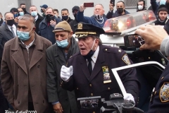 New York City December 31 , 2020 Retirement of NYPD Chief Scholl  Walkout ceremony is the final day that a police officer works where friends, Coworkers and family gather to congratulate them for the service that they provided to the community. Chief Scholl leaves the 60th Precinct in Coney Island Brooklyn.